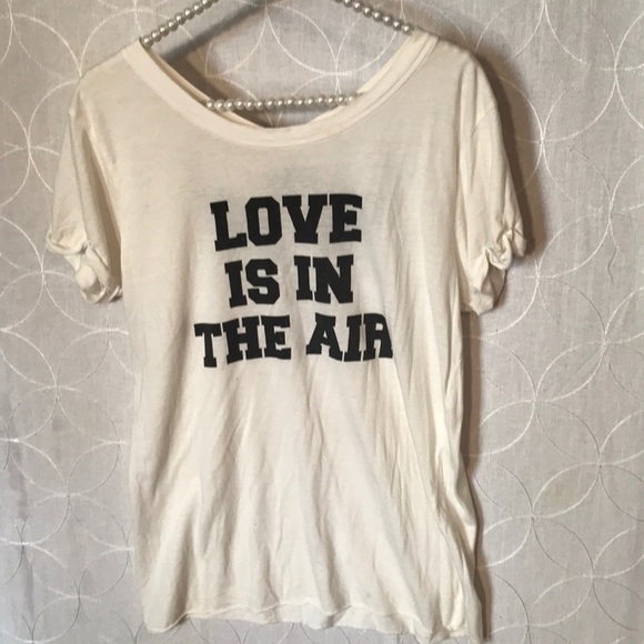 ⚡️SOLD⚡️ZARA: Love Tee - Picture 2 of 4